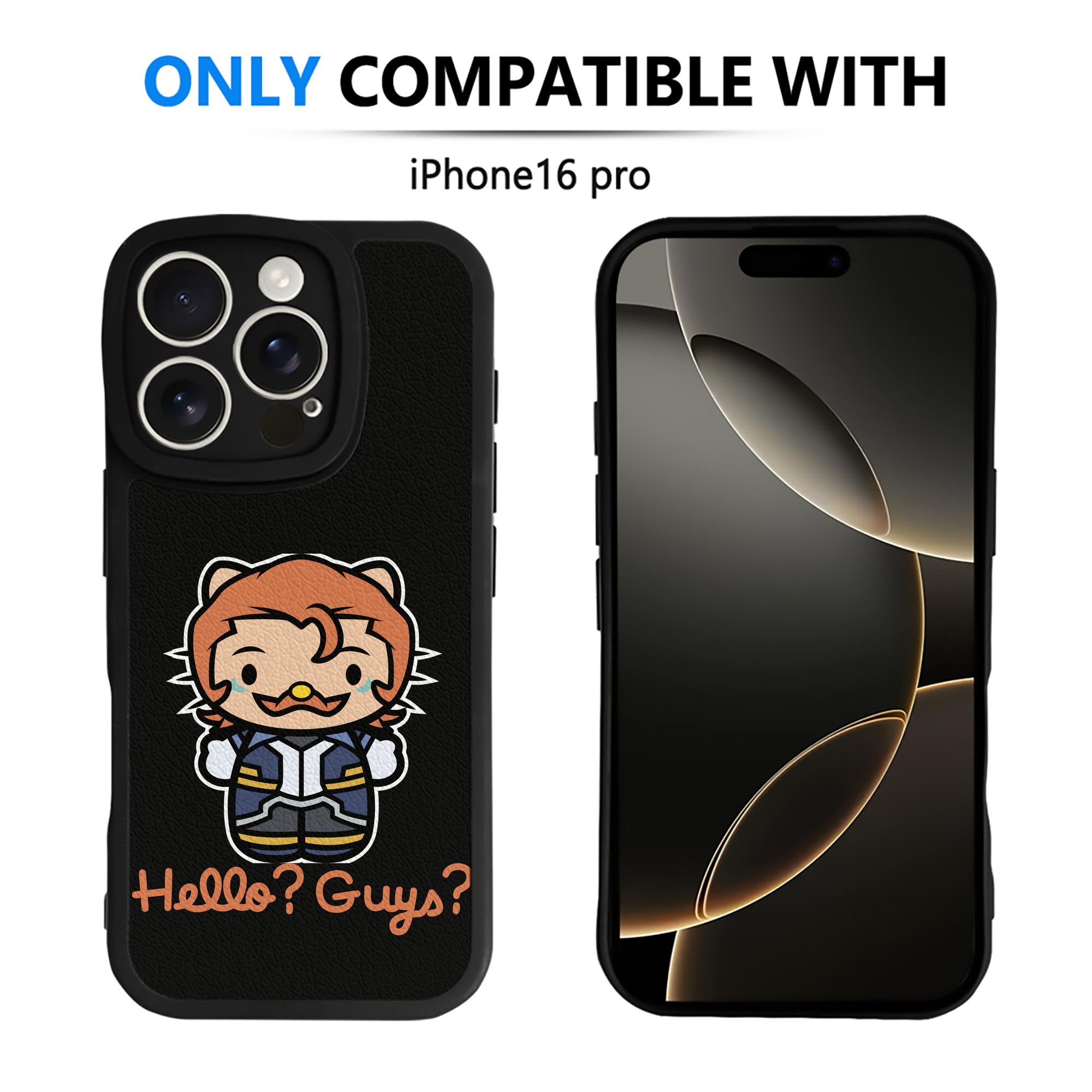 （画像用） Hello Kitty ハローキティ 【iPhone 16シリーズ対応】シリコンスマホケース（レザー調） 材質：シリコン